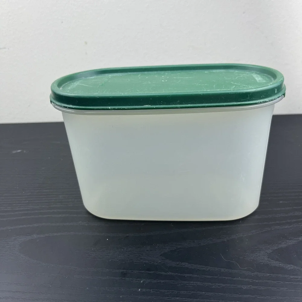 Vintage Tupperware Modular Mate #1612-15 4¾ Cup Container w/ #1616 Green Seal
